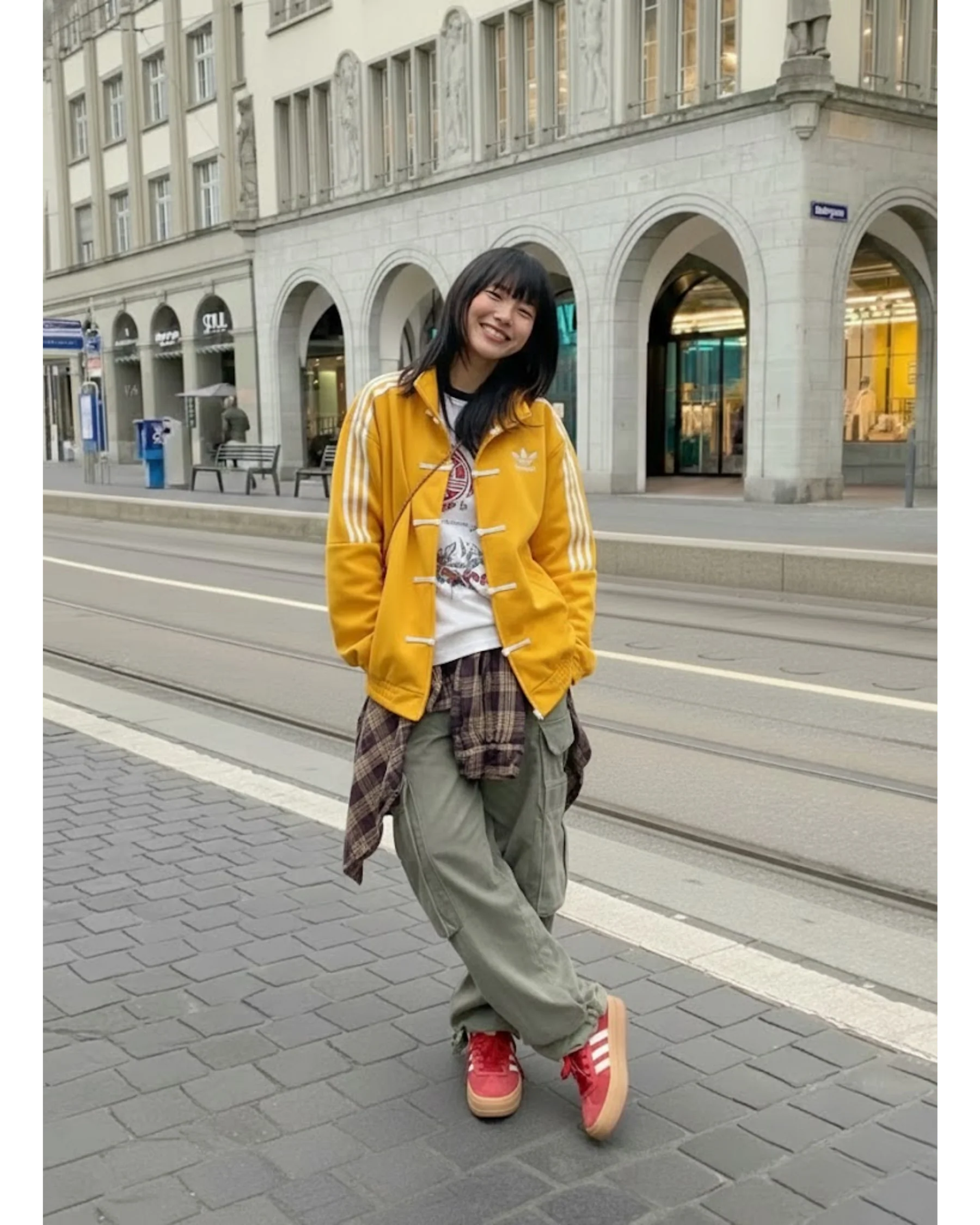 CNY-Inspired Premium Gold Suede Streetwear Jacket – Gen Z Quiet Hype